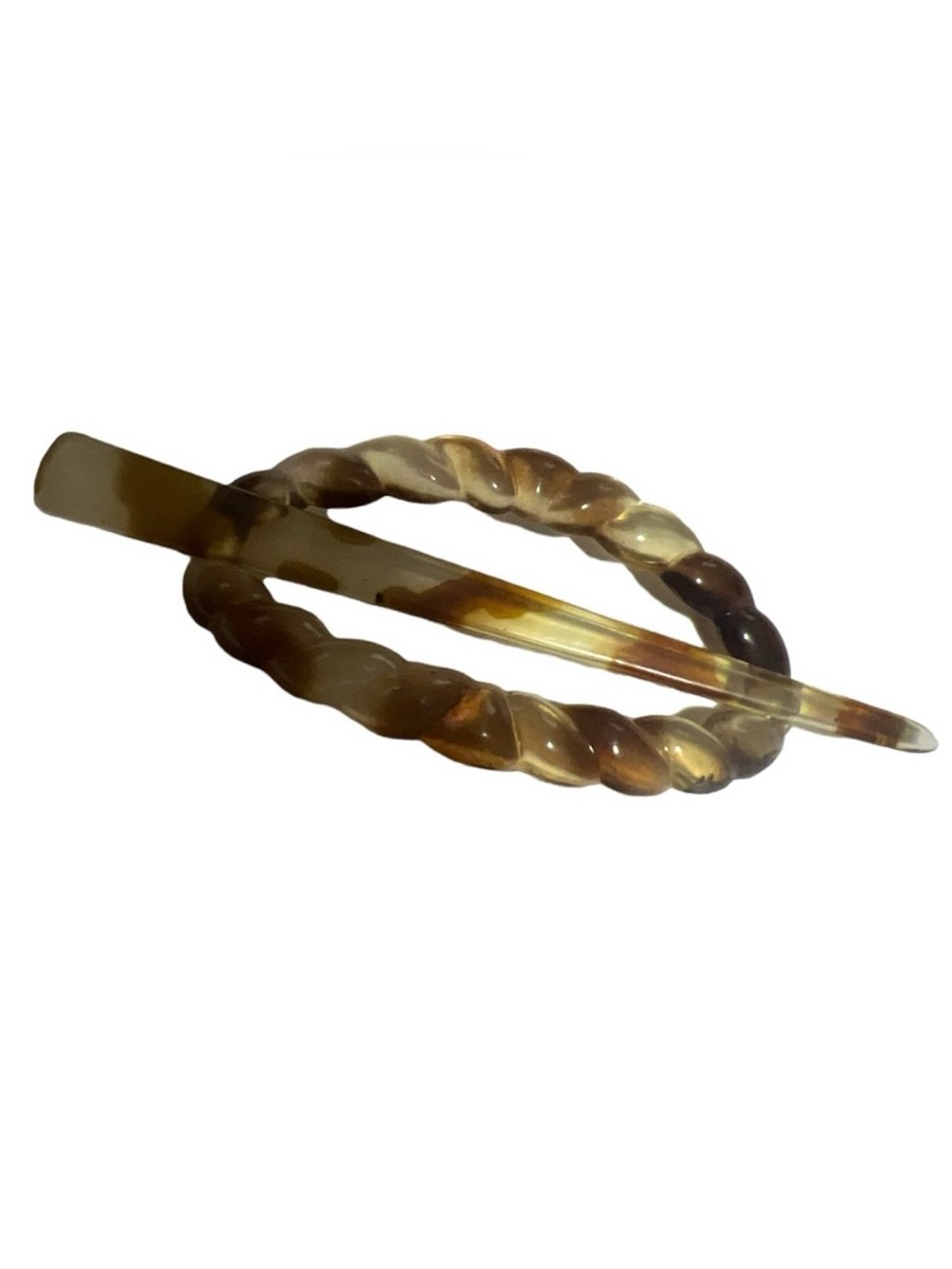 Vintage‎ 1970’s French Hair Accessory, Tortoiseshell Colored, Deadstock